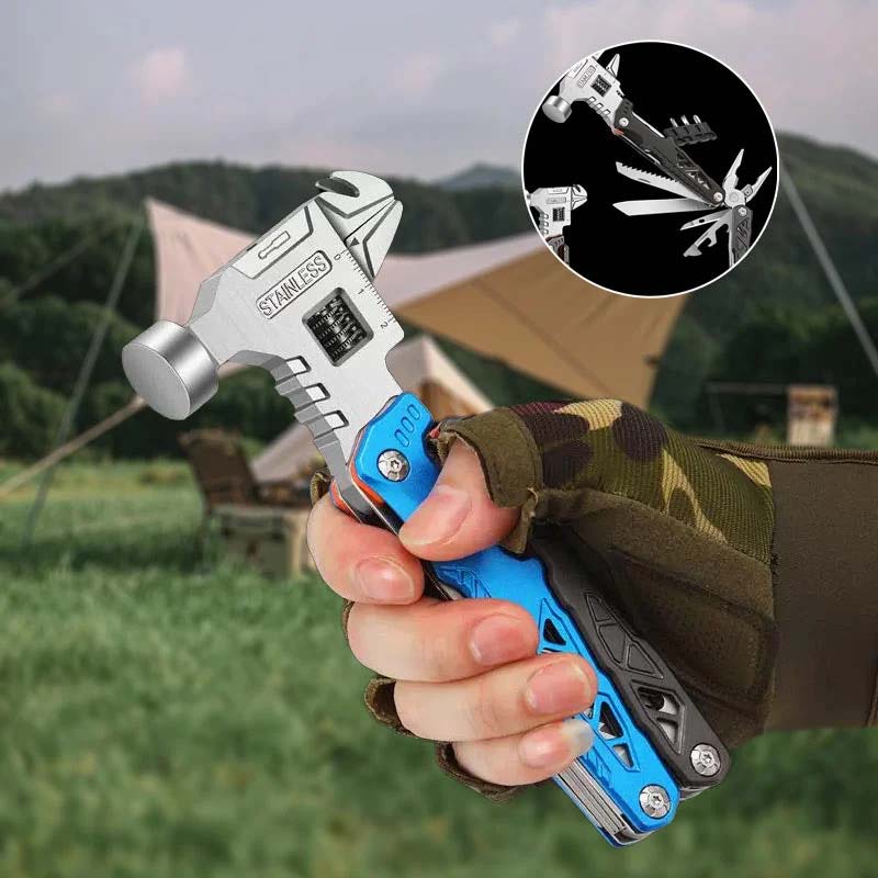 Multifunctional Stainless Steel Folding Ball Peen Hammer