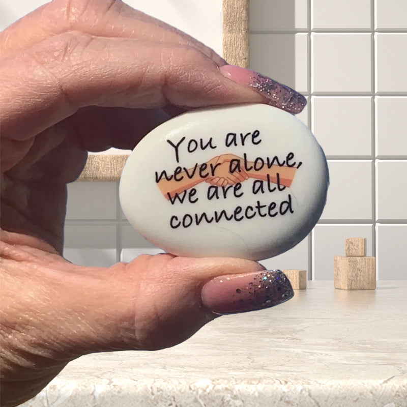 Positive Pocket Hug Pebble