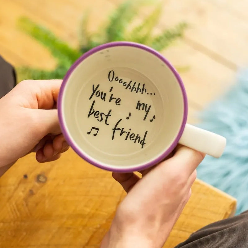 Hidden message mug for lovers