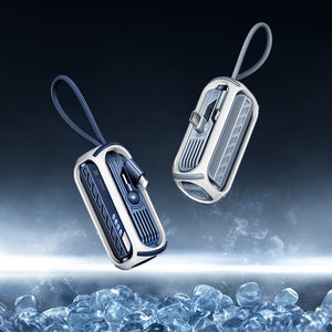 Fast charging rotating power bank with built-in cable