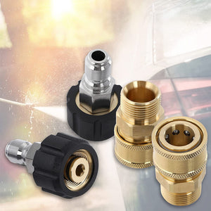 Hose water gun quick connect adapter