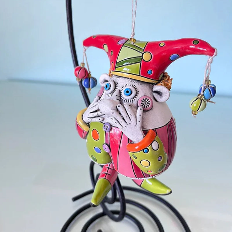 Colorful Jester Bell Ornaments