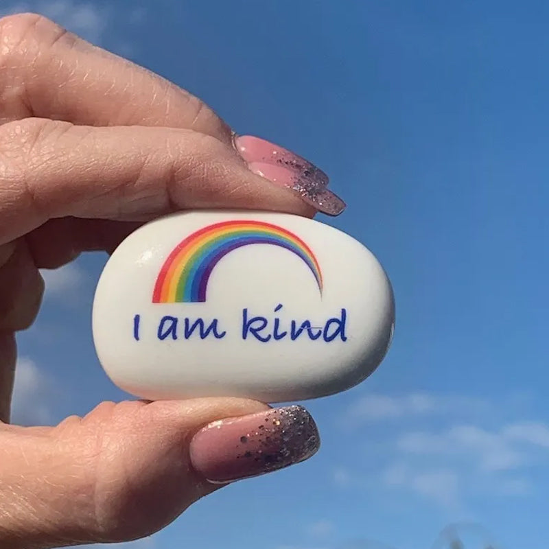 Positive Pocket Hug Pebble