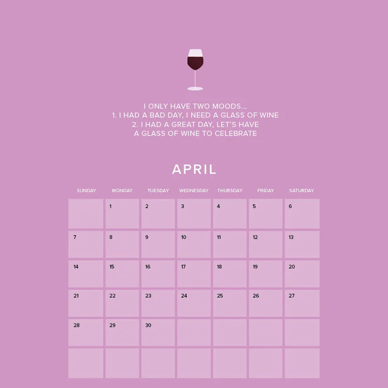 Wine 2024 Calendar