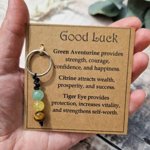 Healing Gemstone Keychain