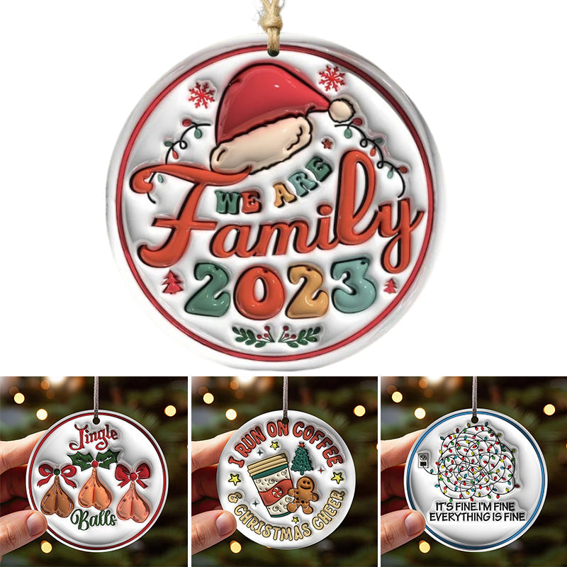 🤣Funny Christmas Ceramics Ornament