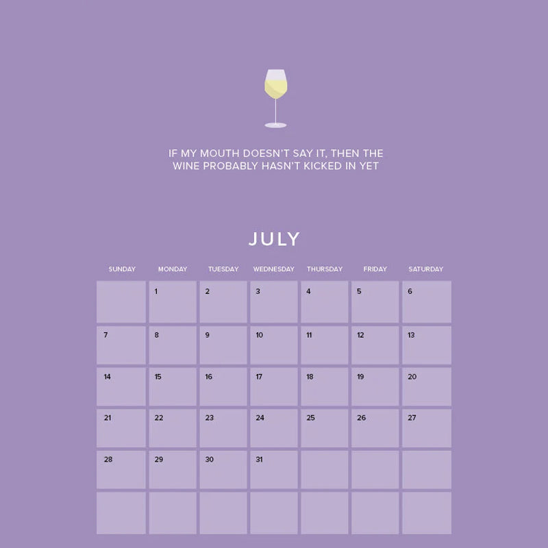 Wine 2024 Calendar