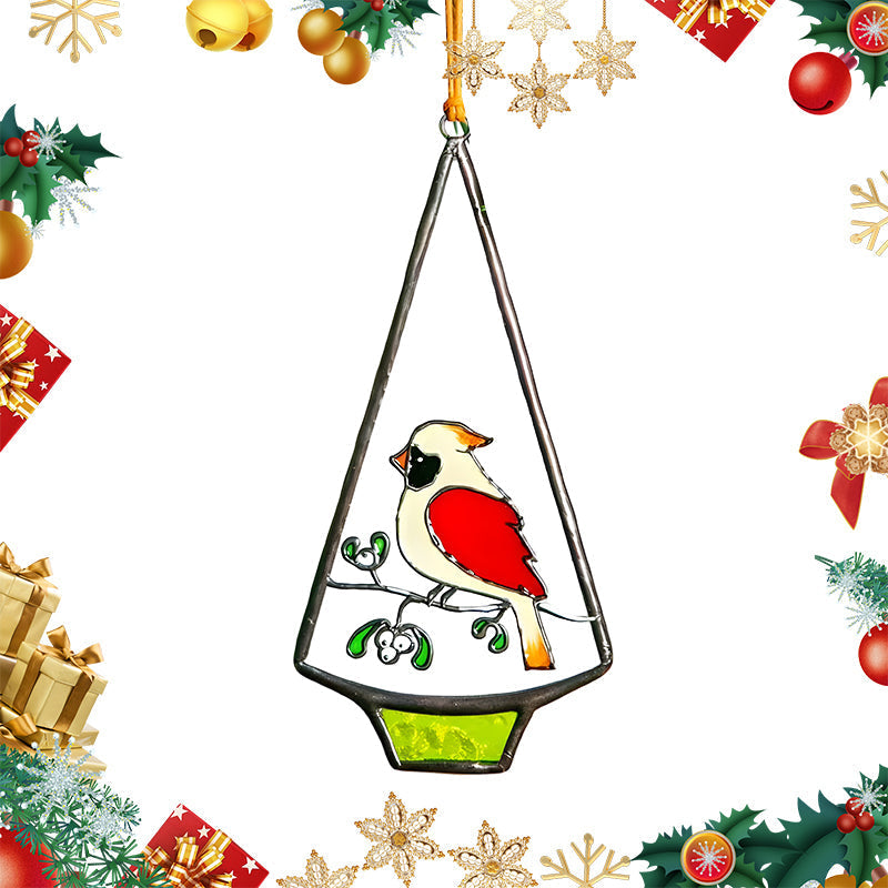 Stained Glass Christmas Ornament