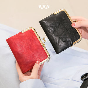 Mini Fashion Ladies Square Short Wallet