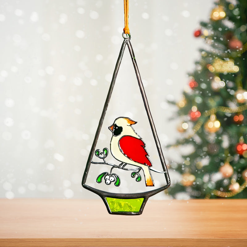 Stained Glass Christmas Ornament