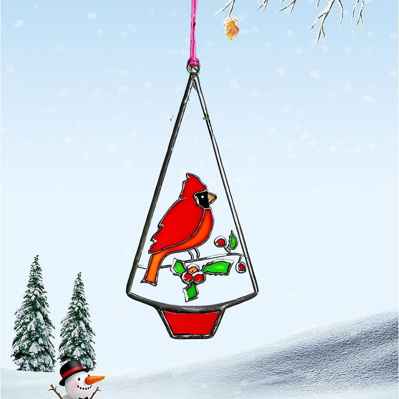 Stained Glass Christmas Ornament