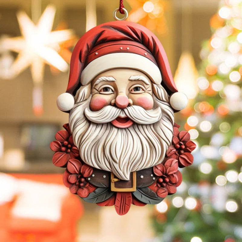 Resin Santa Claus Pendant