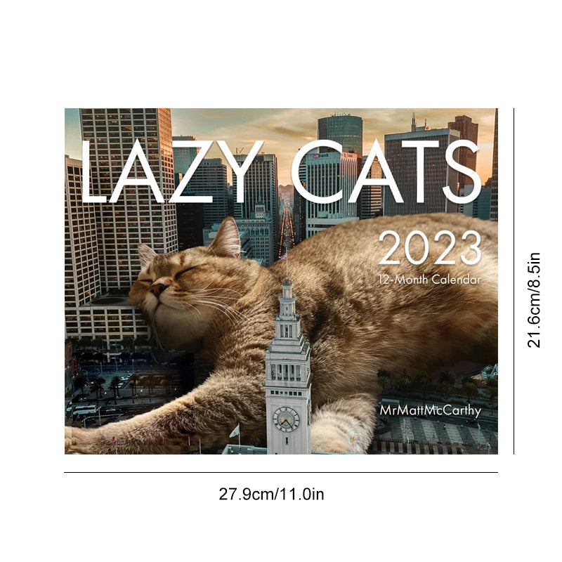 2023 Lazy Cat Calendar