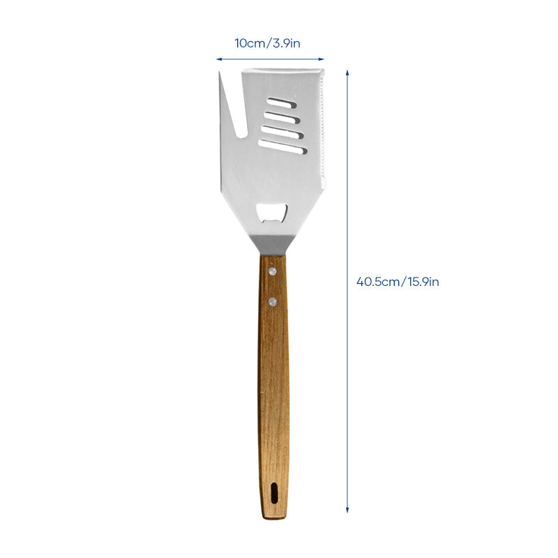 5-In-1 Grill Spatula Fork With Blade BBQ Tool