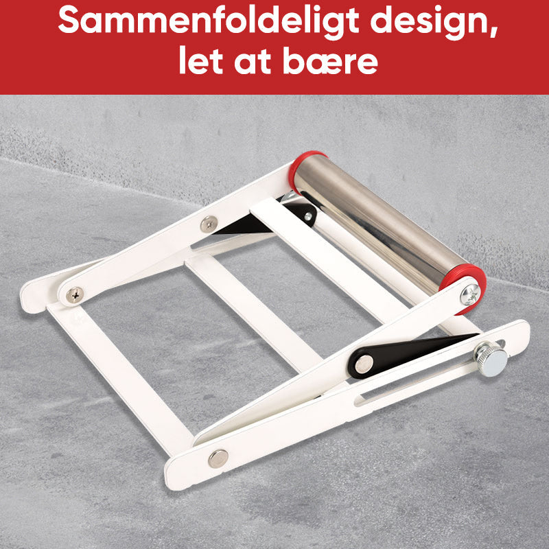 Adjustable support frame for the machine