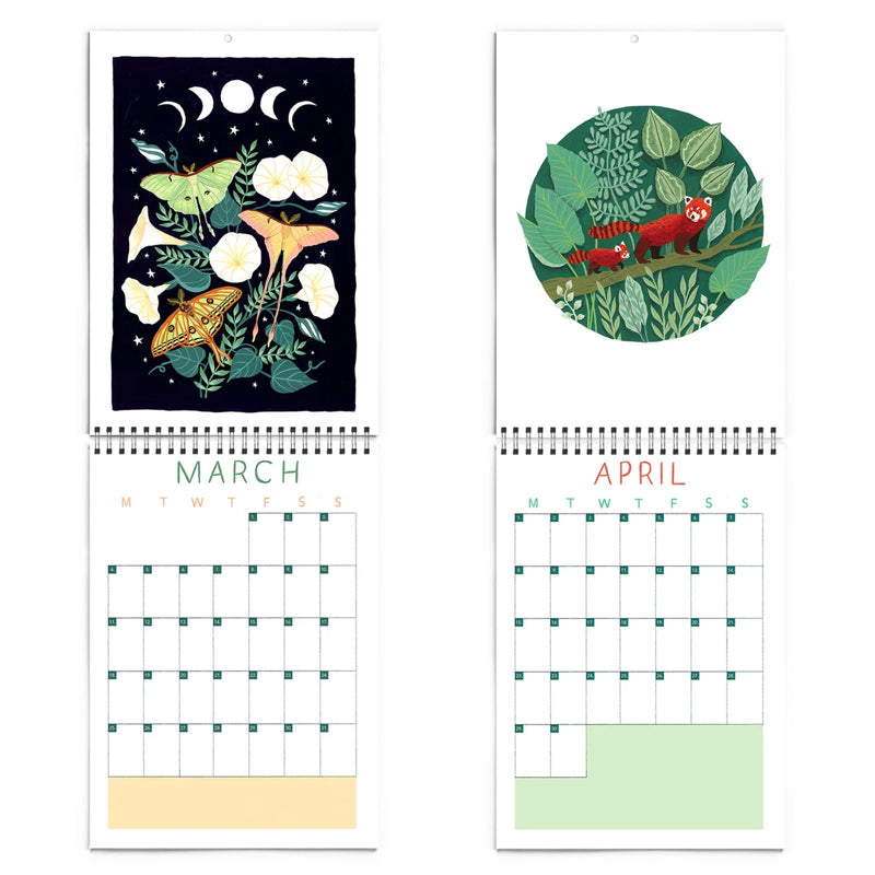 Animal Flower Calendar