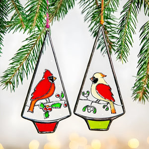 Stained Glass Christmas Ornament