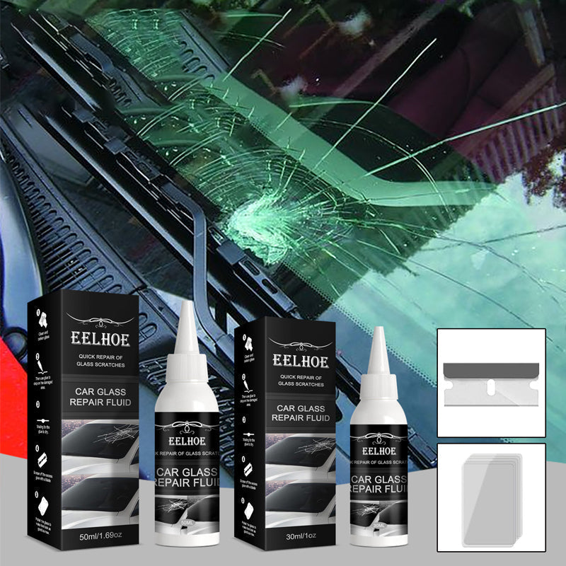 Car windshield repair fluid