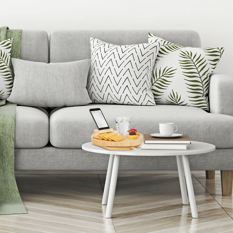 Sofa arm swivel tray