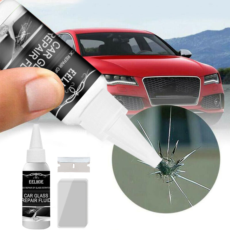 Car windshield repair fluid