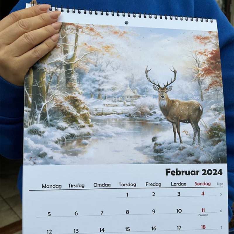 Adorable animals calendar 2024