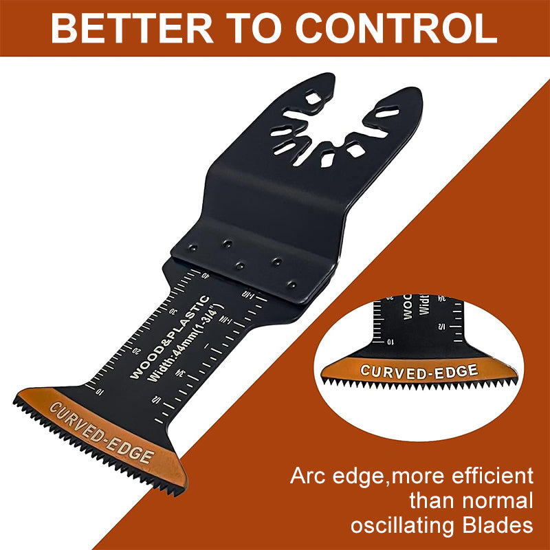 Curved-Edge Oscillating Tool Blades (20 PCS)