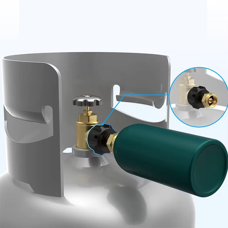 Top-Rated Propane Refill Elbow Adapter with Tank Gauge