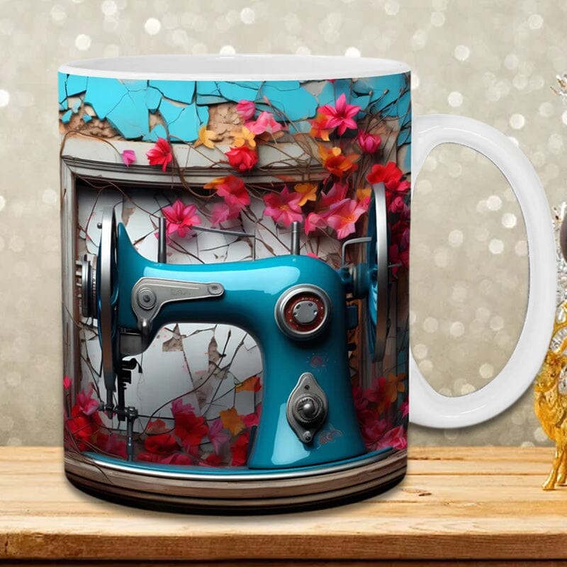 New 3D sewing machine mug