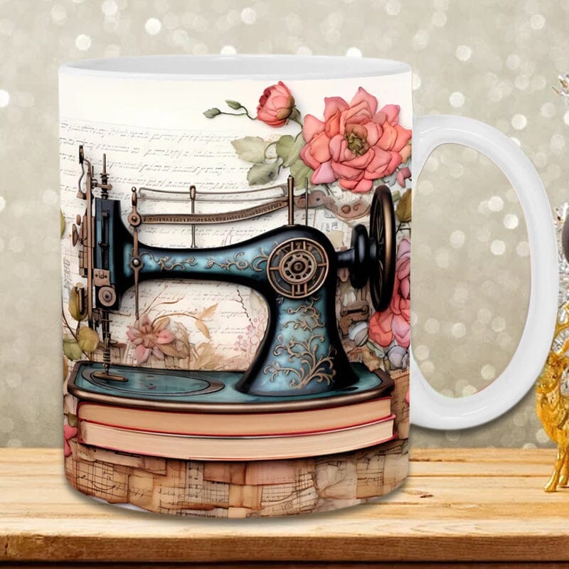 New 3D sewing machine mug