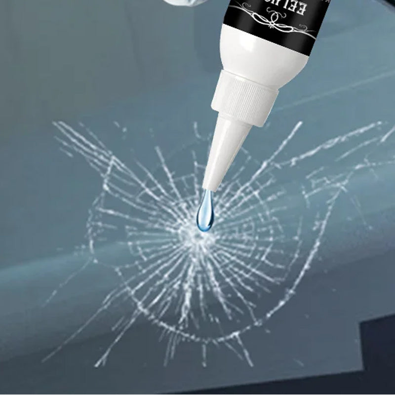 Car windshield repair fluid