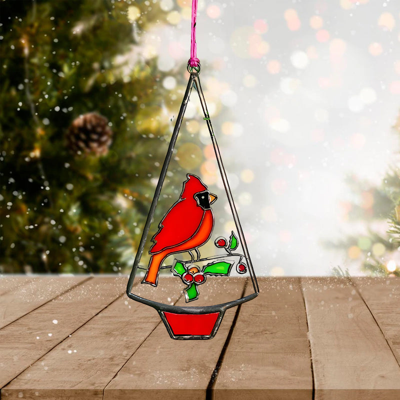 Stained Glass Christmas Ornament