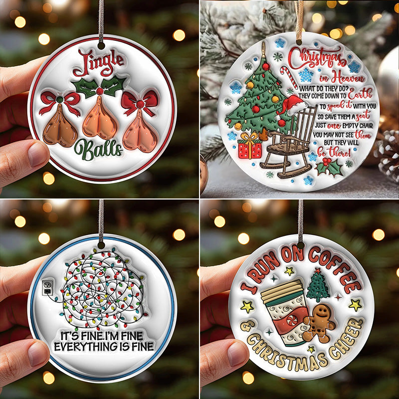 🤣Funny Christmas Ceramics Ornament