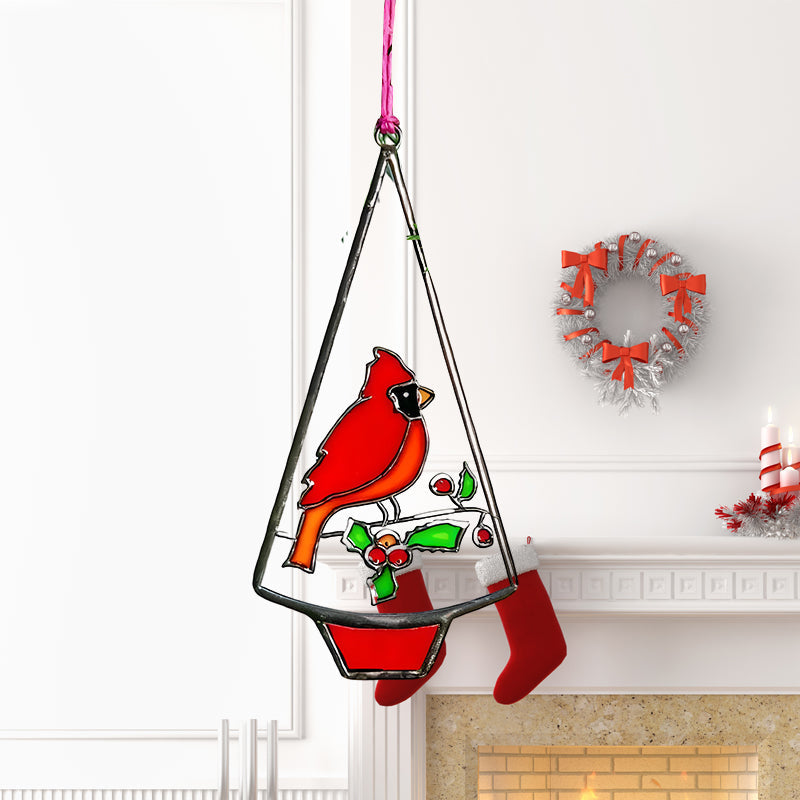 Stained Glass Christmas Ornament