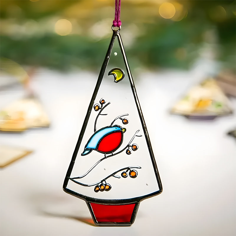 Stained Glass Christmas Ornament