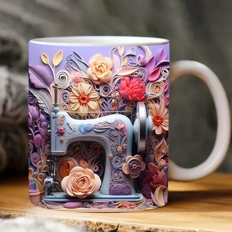 New 3D sewing machine mug