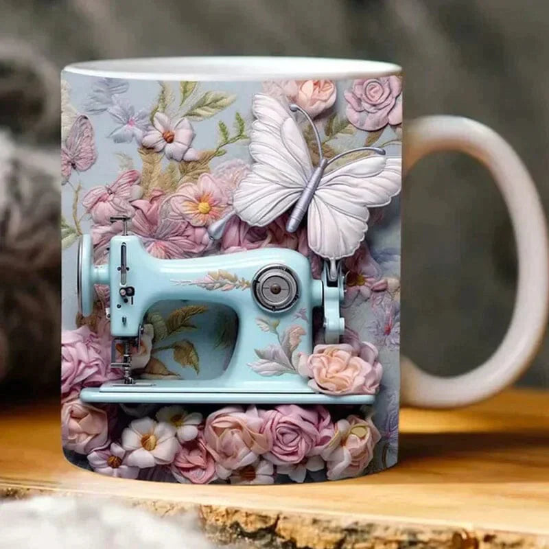 New 3D sewing machine mug