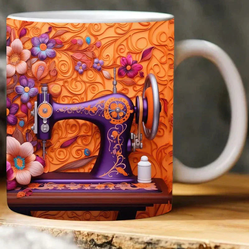 New 3D sewing machine mug