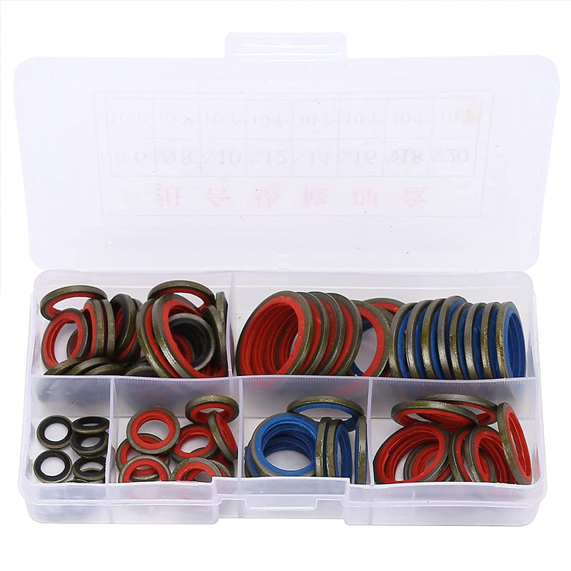 100pcs/ 245pcs Assorted Sealing Gasket Set
