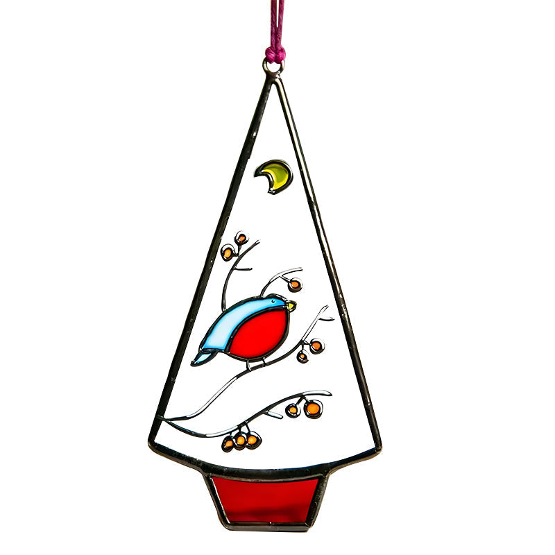 Stained Glass Christmas Ornament
