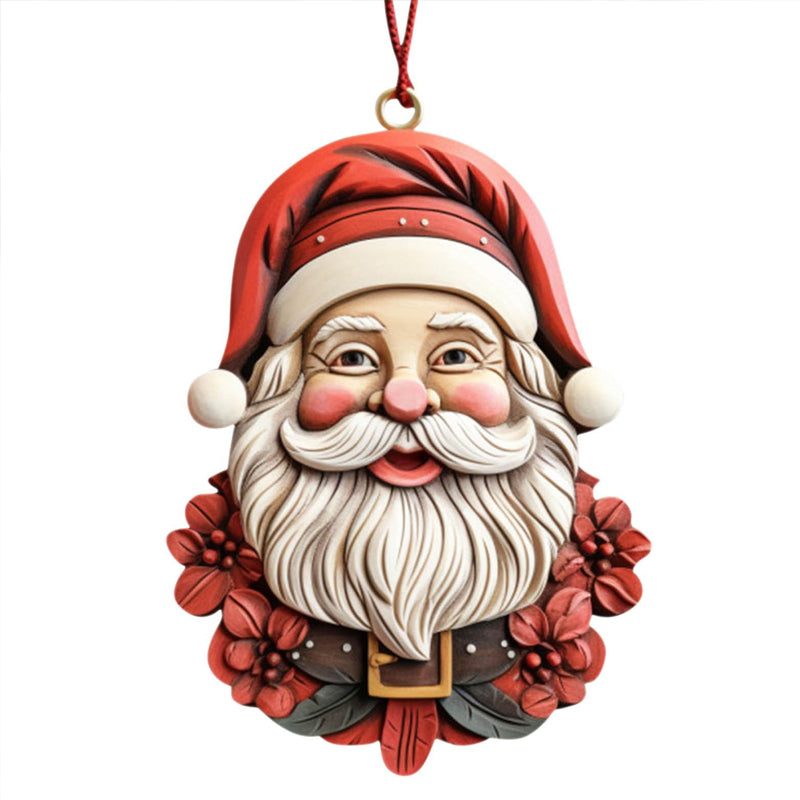 Resin Santa Claus Pendant