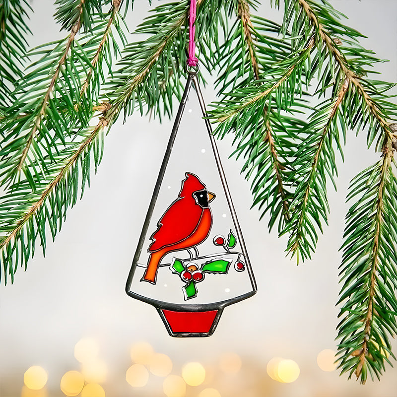 Stained Glass Christmas Ornament