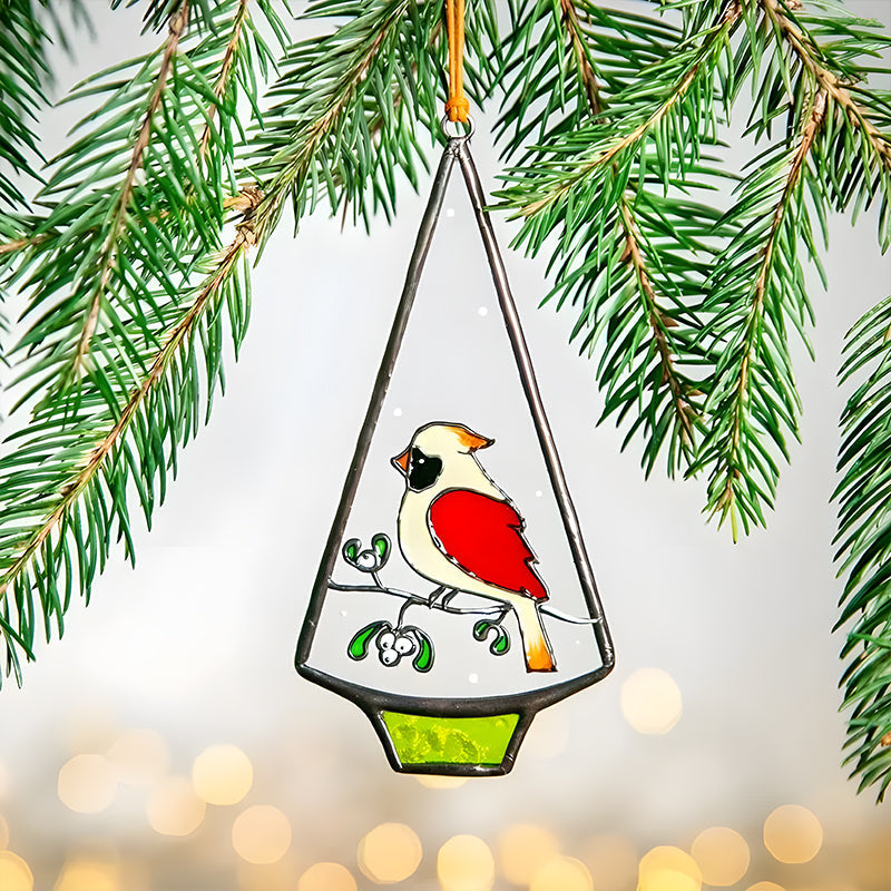 Stained Glass Christmas Ornament