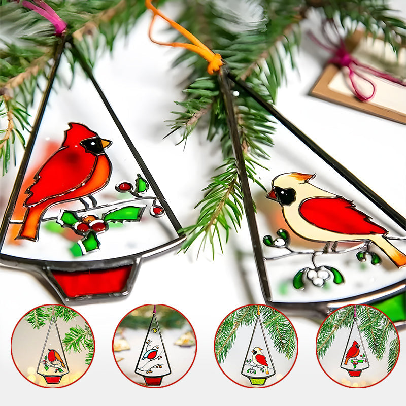 Stained Glass Christmas Ornament