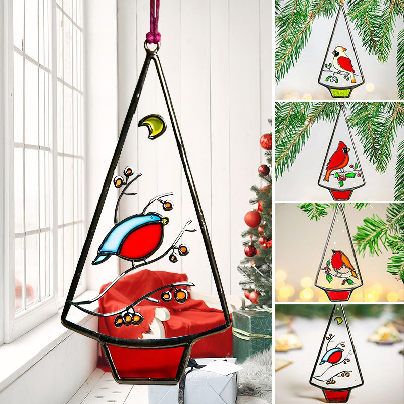 Stained Glass Christmas Ornament