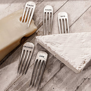 Cheese forks set