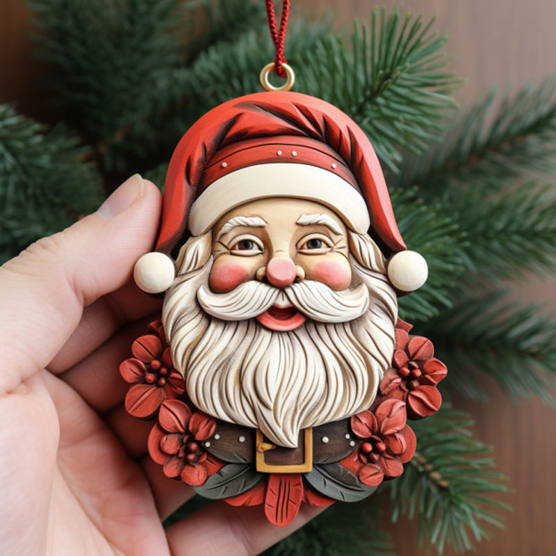 Resin Santa Claus Pendant
