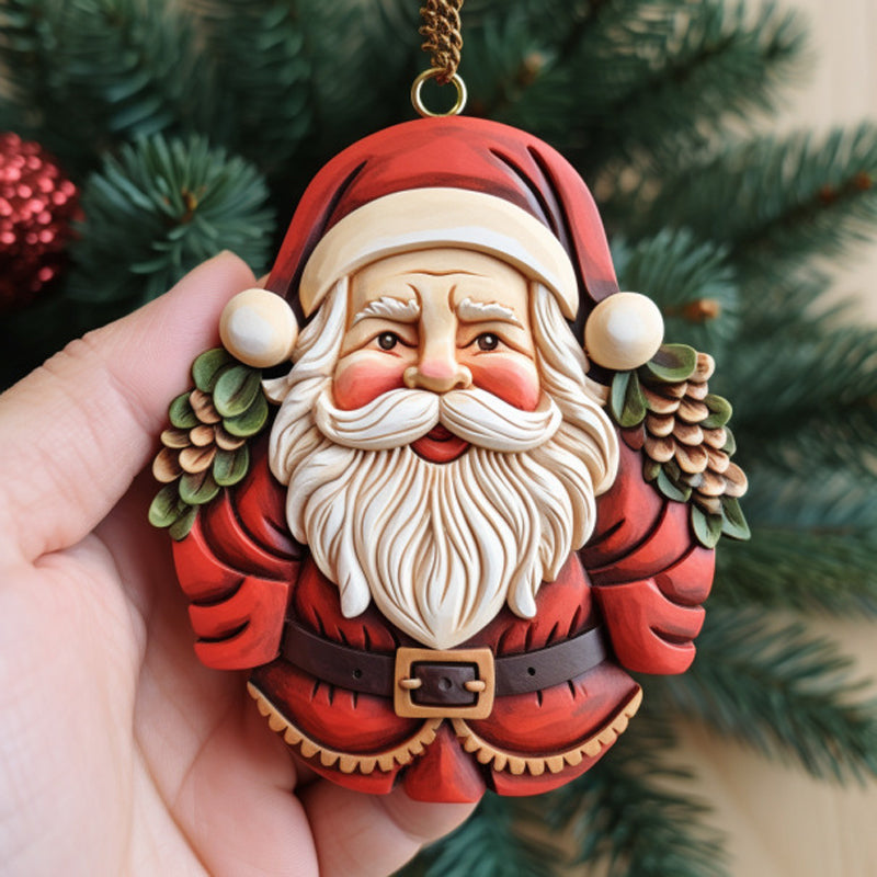Resin Santa Claus Pendant