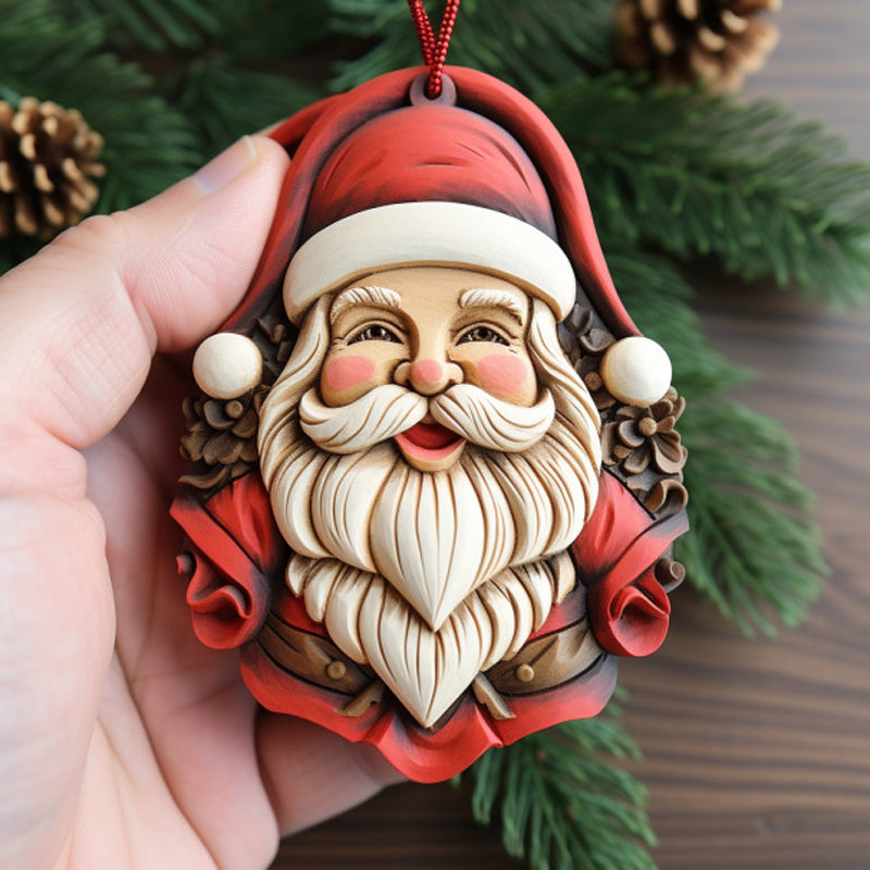 Resin Santa Claus Pendant